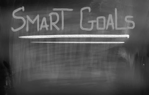 Smart Goals Concept Illustrazione stock