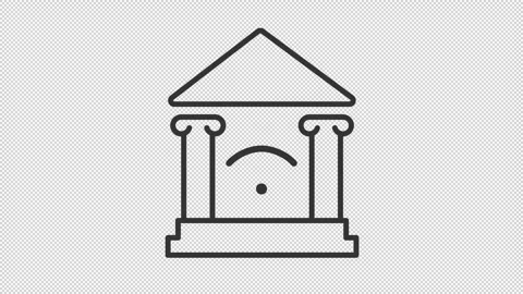 Smart governance line animation Stock Footage 288073575