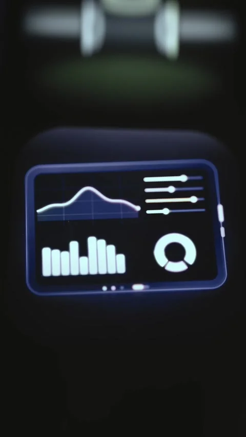Smart Grid Capacity Planning Screen with Interactive Data Stock Footage 340550543