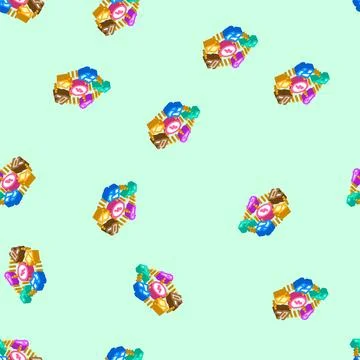 Smart grid energy isometric icon seamless pattern Illustrazione stock