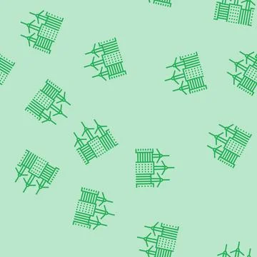 Smart grid energy line seamless pattern Illustrazione stock