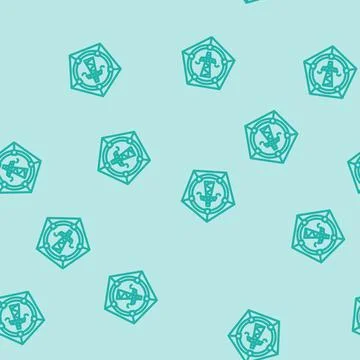 Smart grid industry 4 line vector seamless pattern Illustrazione stock
