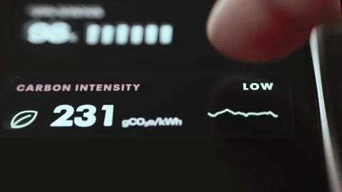 Smart Grid Performance Analysis Interface with Interactive Data Stock Footage 340560642