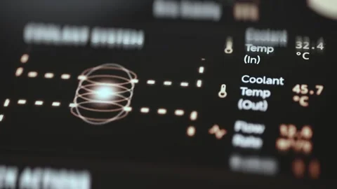 Smart Grid System Diagnostics Interface Stock Footage 340541944