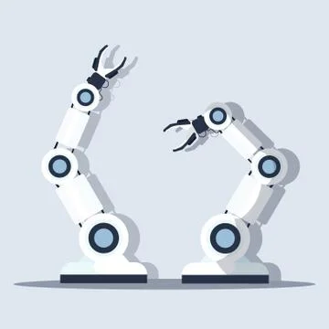 Smart handy chef robot kitchen assistant concept modern automation robotic Ilustración de archivo