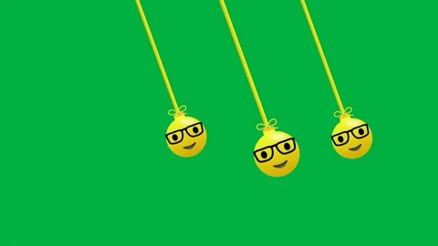 Smart hanging emoji Stock Footage 197530541