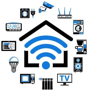 Smart Home and Internet of Things Illustration