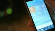 Smart Home App On Smart Phone Stock Footage