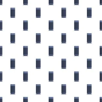 Smart home appliance seamless pattern on white background Stock Illustration