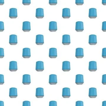 Smart home assistant pattern for technology background Stockillustratie