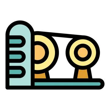 Smart home automation system controlling roller blinds with app Stock Illustration