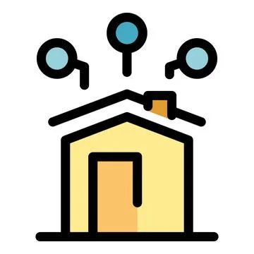 Smart home automation system managing house appliances remotely Stock Illustration