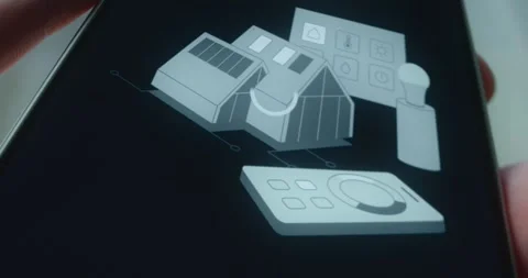 Smart Home Automation System, presentation Stock Footage 313441757