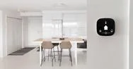 Smart Home Banner. Iot House Automation Domotics Panoramic. Technology Stock Photos
