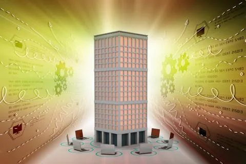 Smart home concept Stock Illustration