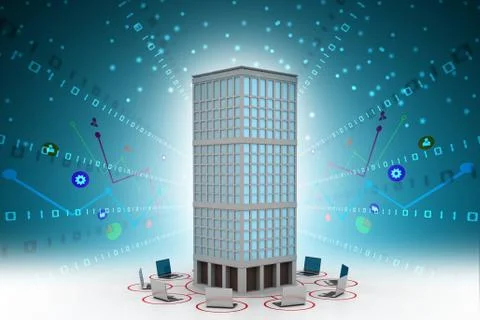 Smart home concept Stock Illustration