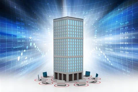 Smart home concept Stock Illustration