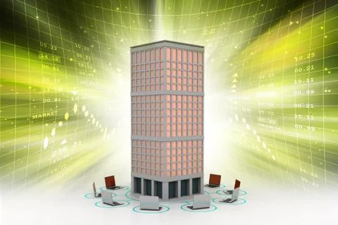 Smart home concept Stock Illustration