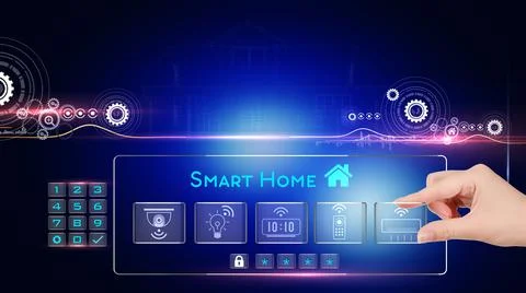 Smart Home Concept Illustrazione stock