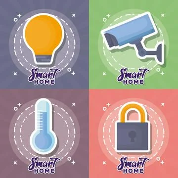 Smart home design イラスト素材
