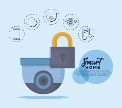 Smart home design Illustrazione stock