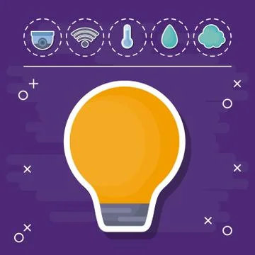 Smart home design Illustrazione stock