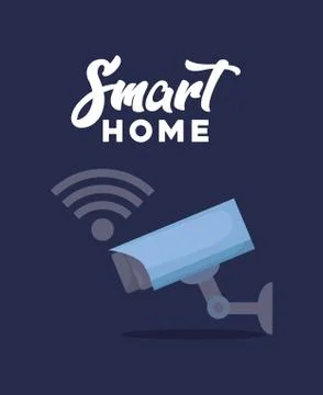 Smart home design Stockillustratie