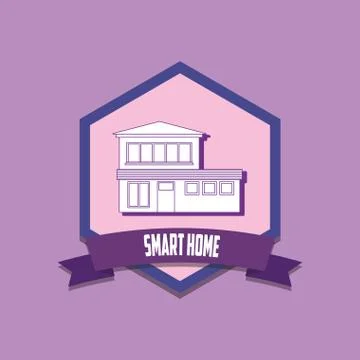 Smart home design Ilustração Stock