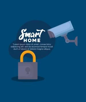 Smart home design Illustrazione stock