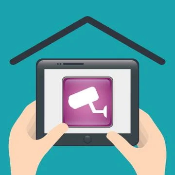 Smart home design. Technology icon. system concept Stock Illustration