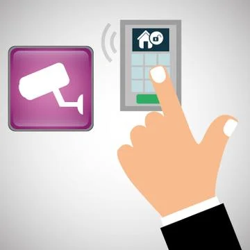Smart home design. Technology icon. system concept イラスト素材