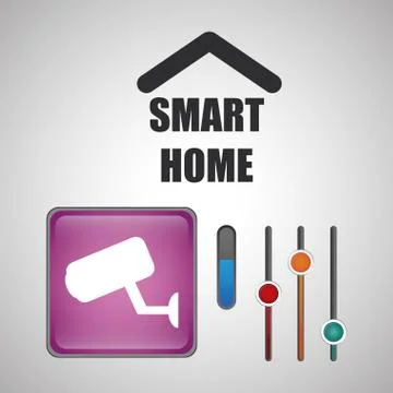 Smart home design. Technology icon. system concept イラスト素材