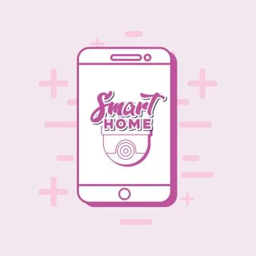 Smart home design vector ilustration Illustrazione stock