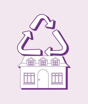 Smart home design vector ilustration Ilustração Stock