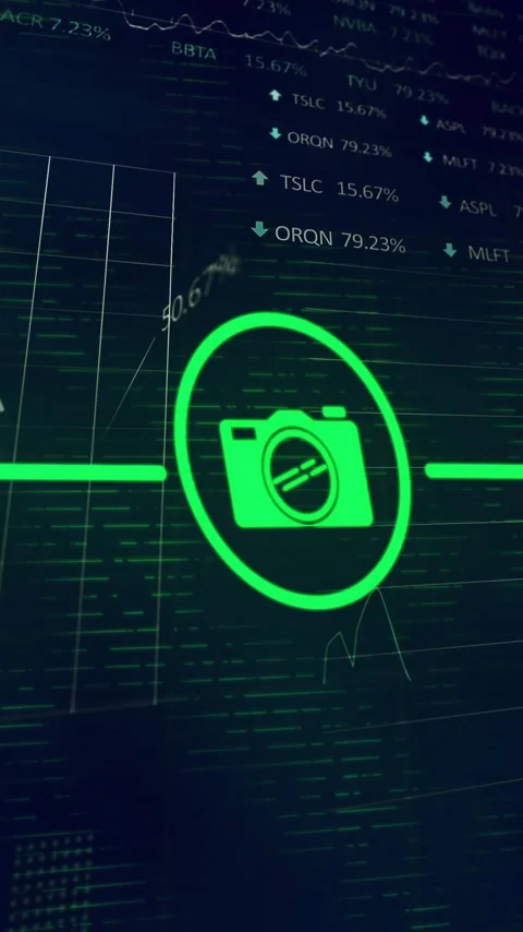 Smart home device icons connected in network, data processing animation Stock Footage 320034266