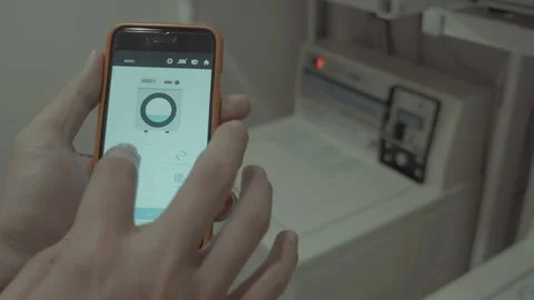 Smart Home Device in Use Stock Footage 315781833