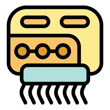 Smart home device using artificial intelligence for cleaning floor Stock Illustration