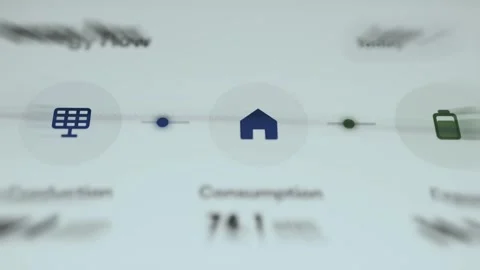 Smart Home Energy Controls Smart Grid And Solar Technology Stock Footage 339565805