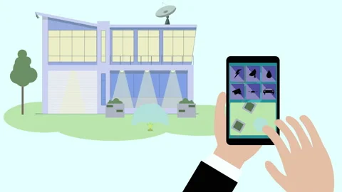 Smart Home Vídeo Stock 111309332