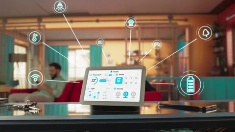 Smart Home Green Screen Device Stock Footage 264336602