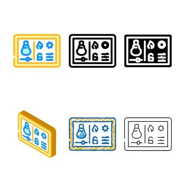 Smart home hub multipack color icon vector Stock Illustration