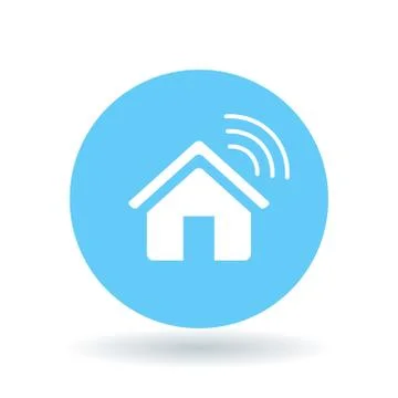 Smart home icon Stock Illustration