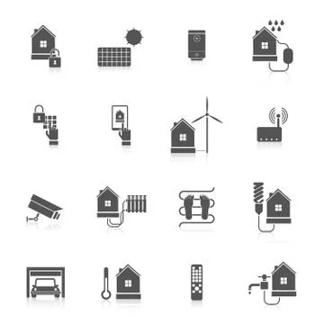 Smart Home Icon Set イラスト素材