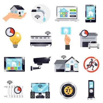 Smart Home Icon Set イラスト素材