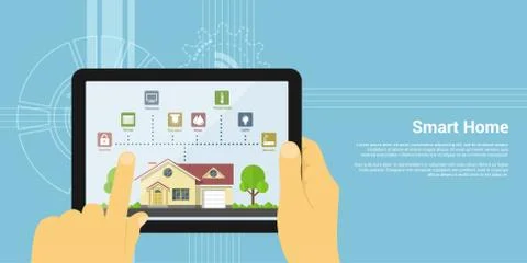 Smart home Stock Illustration
