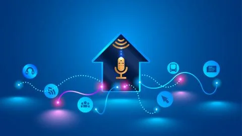 Smart home Stock Illustration