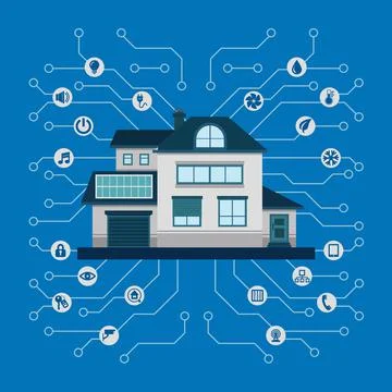 Smart home Stock Illustration
