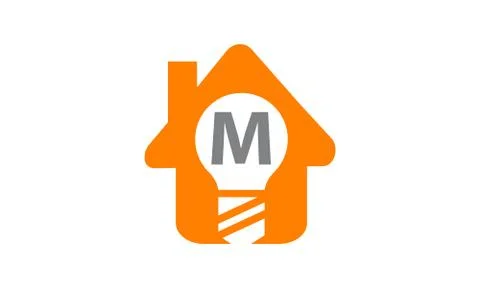 Smart Home Initial M Stock-Illustration