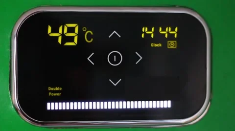 A smart home with Learning Thermostat Vídeo Stock 65006919