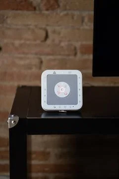 Smart home security control panel device Stock Photos